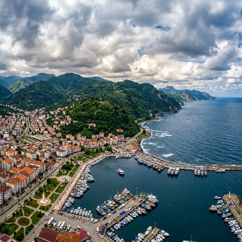 Ordu sahil panoraması